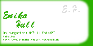 eniko hull business card